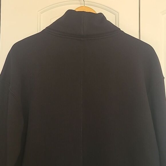 Athleta 24/7 Funnel Neck Sweatshirt Black Size S - Picture 7 of 13
